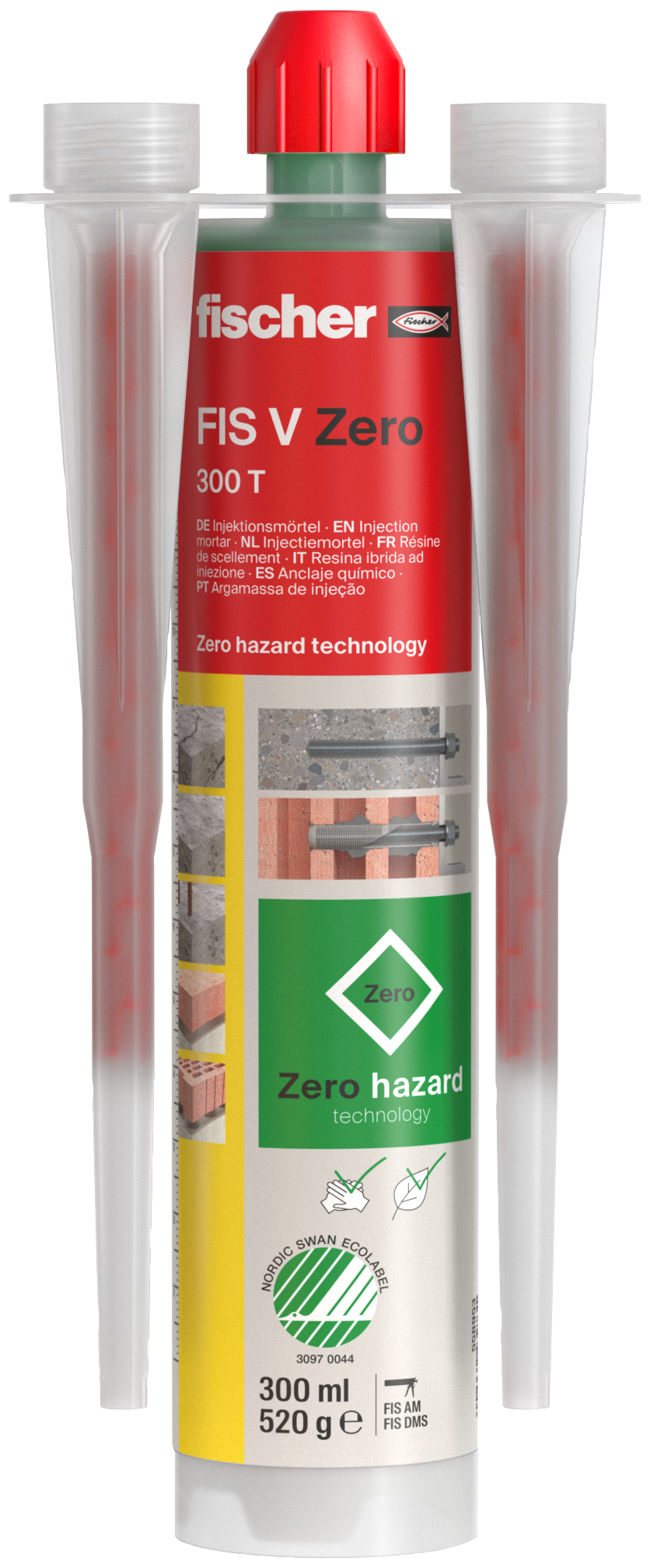 fischer Ancorante chimico FIS V Zero senza sostanze pericolose (1 Pz.) Resina a iniezione senza sostanze pericolose FIS V Zero.