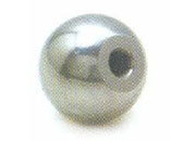 legatoria Terminale sferico filettato, INOX Terminale in acciaio INOX  AISI 316, per terminare cavi in acciaio. Sede filettata diametro 6mm, profonda 12mm. Sfera diametro esterno 20x18.5mm.