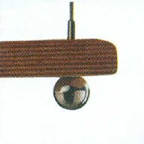 legatoria Terminale sferico filettato, INOX Terminale in acciaio INOX  AISI 316, per terminare cavi in acciaio. Sede filettata diametro 6mm, profonda 12mm. Sfera diametro esterno 20x18.5mm.