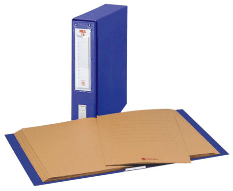 gbc Classificatore MEC 12 REXEL BLU. Dorso: 7cm. Dimensioni esterne: 25,5x34,5cm. Dimensioni formato utile: 23x32cm.