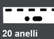 legatoria Banda per archiviazione FileStrip in PVC  (20anelli) TRASPARENTE, formato A4, passo 9:16 (20 fori), fori rettangolari, in PVC rigido da 200 micron. Adatti per archiviare i fascicoli rilegati con spirale plastica su raccoglitori ad anelli (2 o 4 anelli) passo 80mm BRA3484