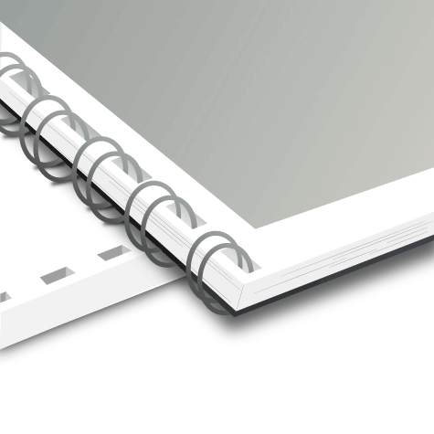 gbc Spirali metalliche IbiWire 20 anelli. ARGENTO diametro 11mm. Compatibile con i fori dellanello plastico. Capacit 95 fogli.