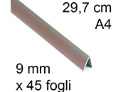 legatoria Dorsetto. dorsino rilegafogli 10mm. BIANCO leg699.