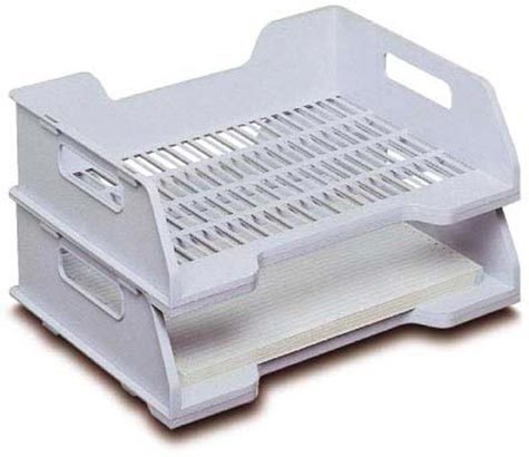 acco Vaschetta PortaCorrispondenza, capiente, PaperData, GRIGIO 43x32, altezza11cm. Vaschetta per documenti in transito di grandi dimensioni. Dotata di maniglie laterali per il trasporto. 43-08.