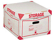 gbc Contenitore storage (1603) con coperchio 38.5x26.4x39.7cm Contenitore con coperchio in robusto cartone rigido bianco stampato. puo` contenere fino a 4 scatole archivio 1601 e 1602. fori di presa laterali per un facile trasporto. dimensioni est. l x h x p: 41x27x43cm. dimensioni int. l x h x p: 38,5x26,4x39,7cm.