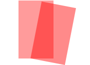 carta CopertineTrasparenti PVC ROSSO 240gr/mq. Crystal HiClear per rilegatura GBC. Formato: A4. Spessore: 180 micron. Ex codice IB420078 GBCCE011830E