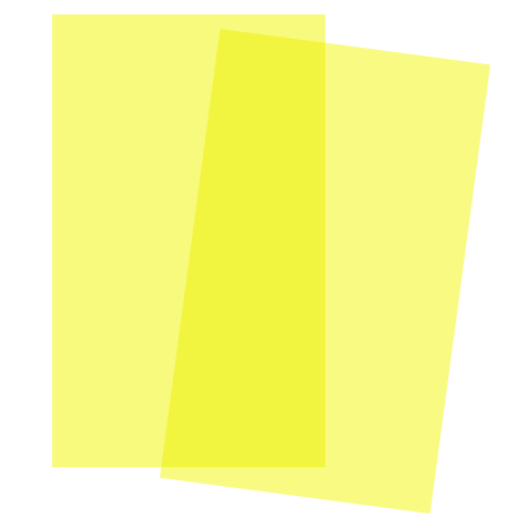 carta CopertineTrasparenti PVC GIALLO 240gr-mq. Crystal HiClear per rilegatura GBC. Formato: A4. Spessore: 180 micron. Ex codice IB420092.