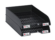 gbc Vaschetta porta documenti 1265 GBC FUME'. Dimensioni esterne: 26x6,8x36,7cm. Dimensione formato utile: 25x5,7x32cm GBC9126577