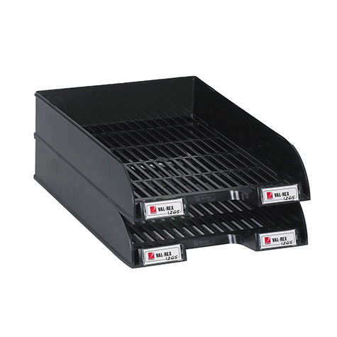 gbc Vaschetta porta documenti 1265 GBC FUME'. Dimensioni esterne: 26x6,8x36,7cm. Dimensione formato utile: 25x5,7x32cm.