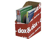 gbc Portariviste DOX&DOX  Colore: bianco/rosso. Dimensioni esterne: 17,5x35x26cm GBC1600176