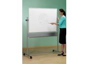 gbc Lavagna mobile Orientabile NOBO Laccata. Dimensioni: 90x120cm. Dimensioni complessive: 135x178x66cm.