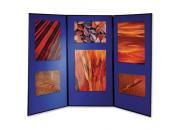 gbc Pannello per Affissioni ed Esposizioni portatile SHOWBOARD EXTRA 4 Pannelli. Colore: BluGrigio. Dimensioni: 3600x1800x30 mm. Dimensioni singolo pannello: 900x1800 mm. Peso: 12,7 kg..