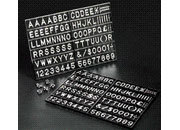 gbc Set 250 caratteri per Pannelli a lettere Mobili WELCOME Colore: cromato. Altezza: 19 mm. GBC1901937