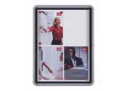 gbc Bacheca per esterni fondo metallo Facciata in Vetro. Dimensioni: 692x972x45mm (contiene 8 fogli formato A4).