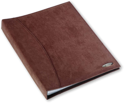 gbc Portalistini Scamosciato SOFT TOUCH  MARRONE. Numero buste: 36. Dimensione formato utile: 21x29,7cm.