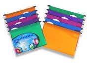 gbc Cartelle Sospese MFX Colore: assortito. Dimensioni esterne: 36,6x24,2cm. Interasse: 39cm. Fondo: V.