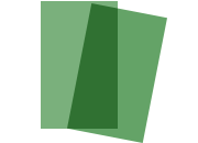 legatoria CopertineTrasparentiPVC, 200micron, CLEARverde Crystal HiClear per rilegatura GBC. Formato: A4. Spessore: 200 micron. Ex codici: CE011840, IB420054, 133/05. .