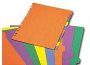 gbc Set di 25 Divisori in cartoncino colorato KARNIVAL GBC Divisori 10 posizioni. Colore: assortiti. Formato Uni: A4. Dimensione formato utile: 21x29,7cm GBC85140EAST