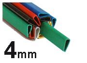 gbc Dorsini rilegafogli in PVC, dorso 4 mm BIANCO da 4mm, altezza 29,7cm, rilega fino a 20 fogli. LEB871B