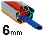 gbc Dorsini rilegafogli in PVC, dorso 6 mm BIANCO da 6mm, altezza 29,7cm, rilega fino a 20 fogli..