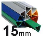 gbc Dorsini rilegafogli in PVC, dorso 15 mm LEB895B.