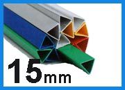 gbc Dorsini rilegafogli in PVC, dorso 15 mm BLU da 15mm, altezza 29,7cm, rilega fino a 20 fogli. LEB875BL