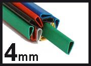 gbc Dorsini rilegafogli in PVC, dorso 4 mm NERO da 4mm, altezza 29,7cm, rilega fino a 20 fogli. LEB871N