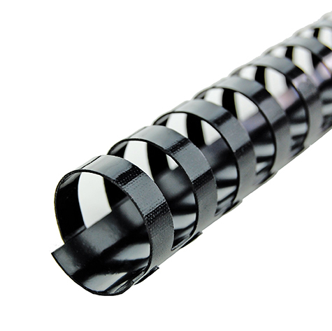 legatoria SpiraliPlastiche PerRilegatura combBIND, 16mm, NERO Formato: A4. 21 anelli. Diametro: 16mm. Rilega fino a 145 fogli..