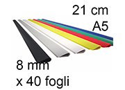 legatoria Dorsetto, dorsino rilegafogli 8mm, COLORI ASSORTITI TOGb82978a5.