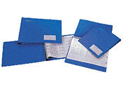 gbc Raccoglitore Portatabulati MEC DATA  Colore: azzurro. Dimensioni esterne: 12x37,5cm. Moduli tagliati..