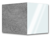 legatoria BROSCART, copertine per brossura GRIGIO,  copertina frontale in pvc TRASPARENTE, retro in cartoncino goffrato trama pelle, 297x485mm, rilega da 2 a 650 fogli.