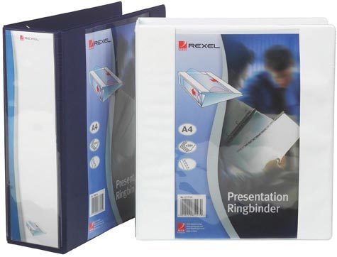 acco COLORFUL. Raccoglitore a 4 anelli. Dorso personalizzabile, 1600125, 978385 BLU TRASPARENTE. Dimensioni interne: 22x30 cm. 4 anelli tondi diametro 30mm. Copertina trasparente per una facile identificazione dei documenti. 42-09L, 25-09C.