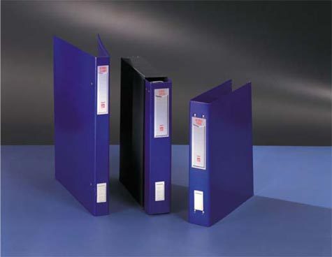 acco Portatabulati King Tab 41, 12pollicix41cm, (30,5x41cm) BLU. Raccoglitore ad alta capacit con meccanismo speciale a 8 perni. Garantisce una perfetta tenuta e protezione dei tabulati. Struttura in cartone grigio mm. 2 rivestito dentro e fuori in carta plastificata. Linguella di estrazione a scomparsa. 21-08.