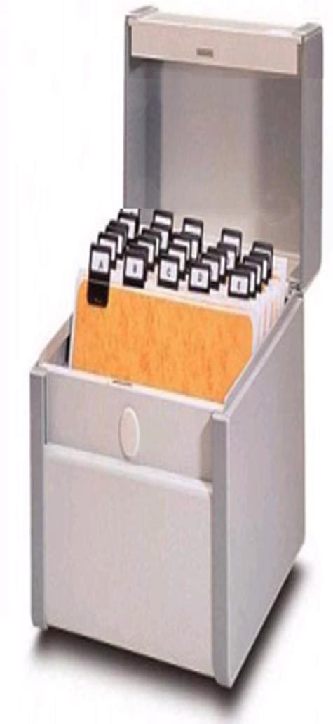 gbc SchedarioTavolo A4verticale  Colore: grigio. Dimensioni: 315x214x190mm.