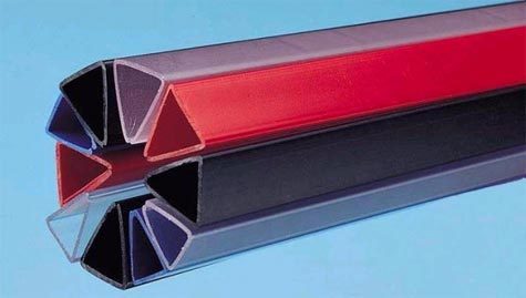 acco Dorsino stecca appendi Poster, 100cm NERO. Un metodo facile e veloce per appendere  i poster. 96-04.