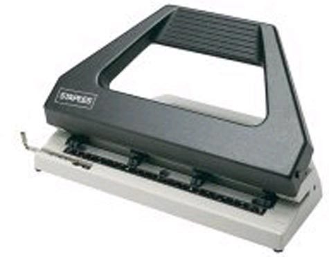 acco Perforatore a 4  fori V430, Corporate Express 7301161 Perforatore per 30 fogli, 4 fori regolabili. Robusta struttura in alluminio pressofuso. Squadra regolabile. Si possono aggiungere altri punzoni per aumentare il numero dei fori..