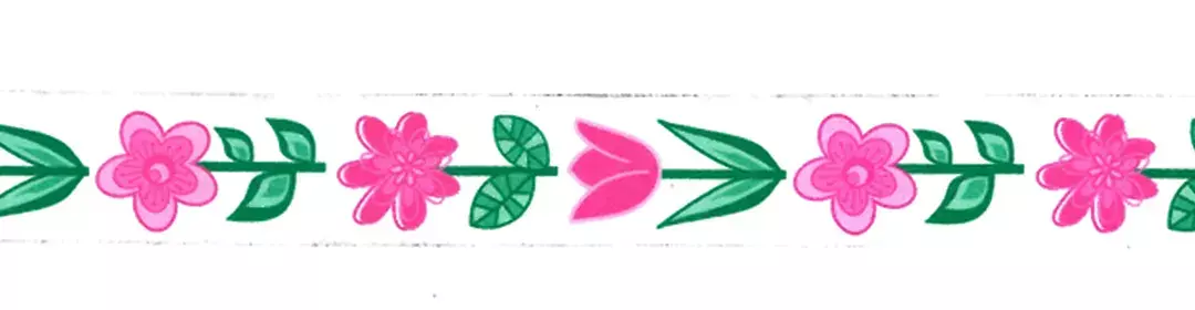 gbc Nastro Adesivo Decorativo TulipanoViola, L Nastro in carta di riso, Adesivo atossico specifico per bambini a base dacqua. Rimovibile senza lasciare residui, riposizionabile. Disponibile in 36 varianti. Misure: 15mm x 10metri. MADE IN GERMANY.