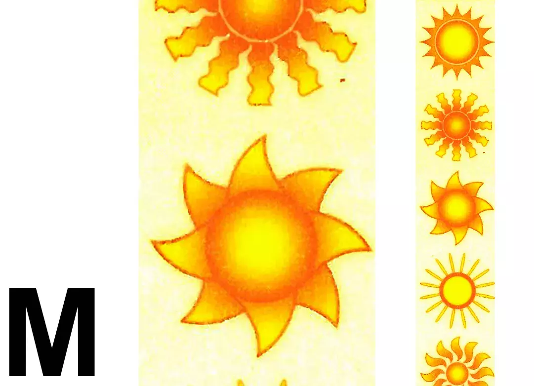 gbc Nastro Adesivo Decorativo Sole, M Nastro in carta di riso, Adesivo atossico specifico per bambini a base dacqua. Rimovibile senza lasciare residui, riposizionabile. Disponibile in 35 varianti. Misure: 15mm x 10metri. MADE IN GERMANY Glb774404m