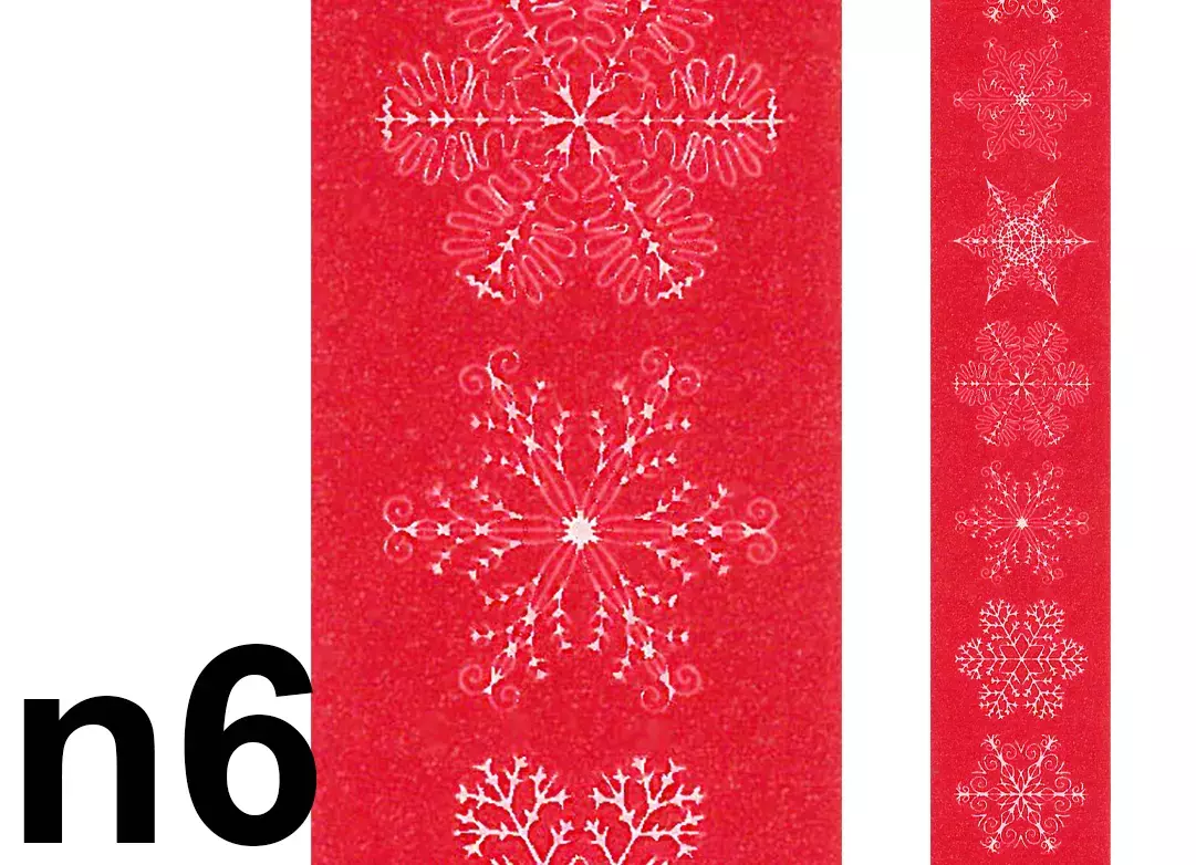 gbc Nastro Adesivo Decorativo FiocchiDiNeve, n6 Nastro in carta di riso, Adesivo atossico specifico per bambini a base dacqua. Rimovibile senza lasciare residui, riposizionabile. Disponibile in 35 varianti. Misure: 15mm x 10metri. MADE IN GERMANY.