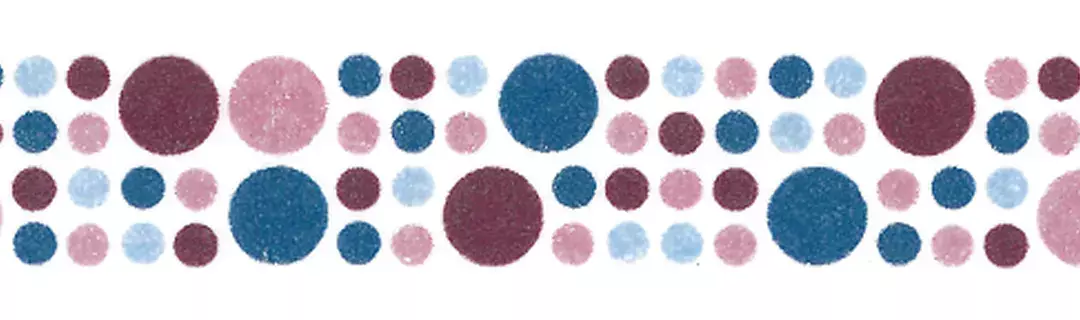 gbc Nastro Adesivo Decorativo Bolle, K Nastro in carta di riso, Adesivo atossico specifico per bambini a base dacqua. Rimovibile senza lasciare residui, riposizionabile. Disponibile in 35 varianti. Misure: 15mm x 10metri. MADE IN GERMANY.