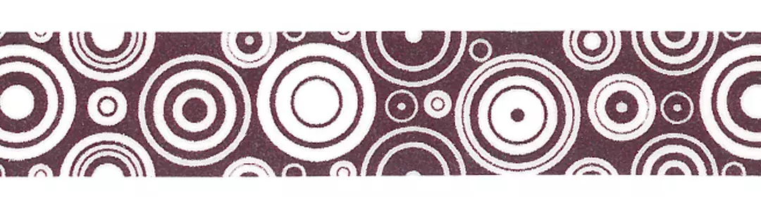 gbc Nastro Adesivo Decorativo Cerchi, W Nastro in carta di riso, Adesivo atossico specifico per bambini a base d�acqua. Rimovibile senza lasciare residui, riposizionabile. Disponibile in 35 varianti. Misure: 15mm x 10metri. MADE IN GERMANY.
