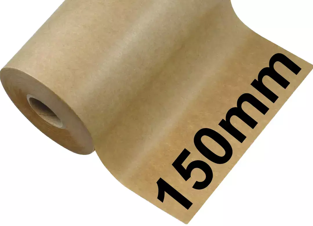 gbc Carta Protettiva Kraft 15cm Carta in rotolo adesiva, color avana, removibile e riposizionabile. Altezza 150mm, rotoli da 50 metri.  Ideale per proteggere mobili e oggetti durante lavori di tinteggiatura, pavimenti di asili e scuole, o come supporto a cui applicare disegni, progetti, ricerche. MADE IN GERMANY Glb774486