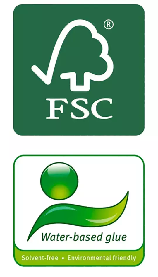 gbc Blocco Fogli Adesivo Removibile, A4 Blocco Fogli con lembo Autoadesivo Removibile alto 210x40mm. Attacca su tutte le superfici. Adesivo atossico removibile a basa acqua specifico per bambini.  MADE IN GERMANY.