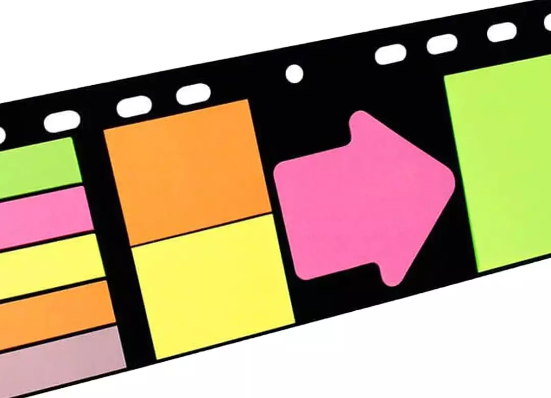 gbc SegnaPagina PageMarker FogliettiAdesivi Assortimento di 9 blocchetti di segnapagina adesivi, montati su supporto in cartoncino rigido a perforazione universale. MADE IN GERMANY Glb874609