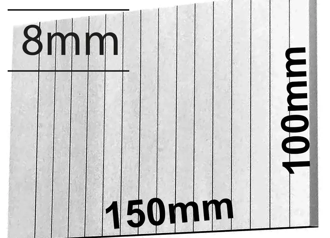 Foglietti Righe8mm, AdesivoRemovibille, 150x100mm, BIANCHI Glb566908i