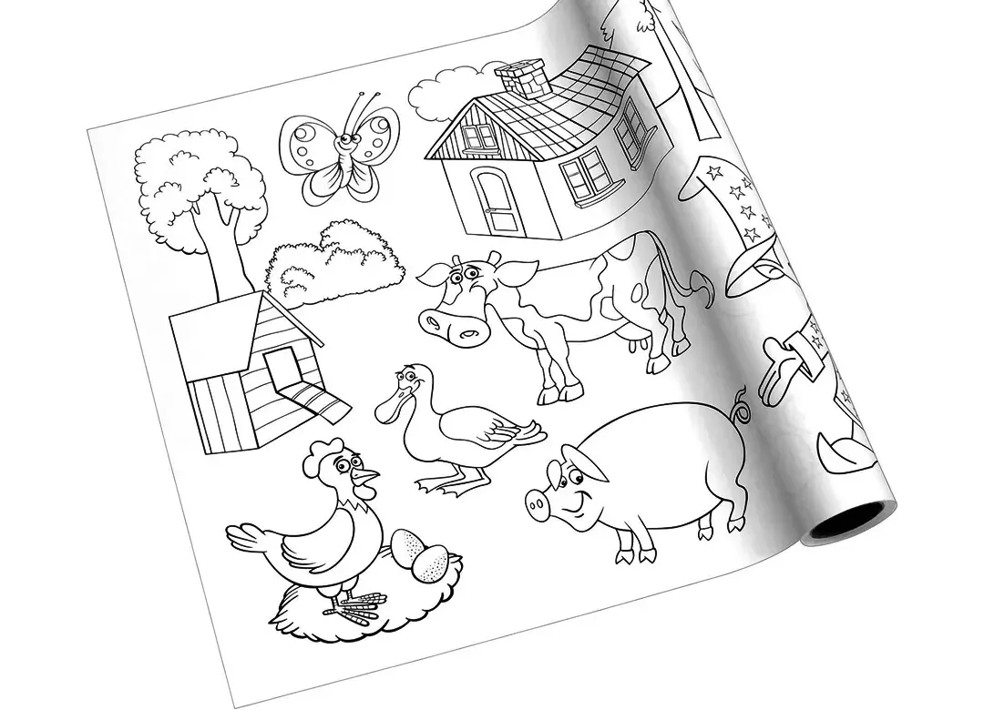 Rotolo Disegno Banner, Bimbi&Bimbe, 300mmX4m Glb871708b
