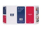 consumabili C4847A  HEWLETT PACKARD --- MAGENTA 80 350ML DESIGNJET/1000 SERIES/1000 PLUS SERIES/1050C/1055CM HP-C4847A
