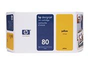 consumabili C4873A  HEWLETT PACKARD --- GIALLO 80 175ML DESIGNJET/1000 SERIES/1000 PLUS SERIES/1050C/1055CM HP-C4873A