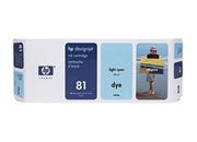 consumabili C4934A  HEWLETT PACKARD --- CIANO CHIARO 81 680ML DESINGJET/5000/5000PS/5500/5500PS HP-C4934A