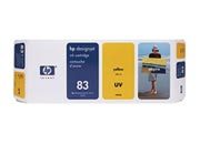 consumabili C4943A  HEWLETT PACKARD --- GIALLO 83 UV 680ML DESINGJET/5000/5500/5500PS/5000PS HP-C4943A